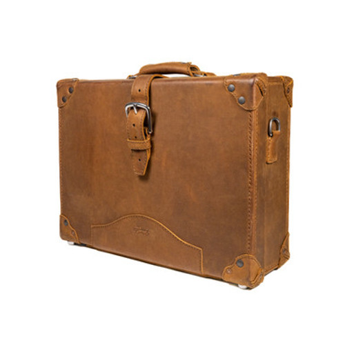 Dave's Deals 16" Grandfather Briefcase - Tobacco